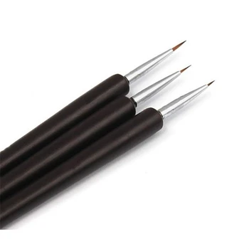 1 takım Büyük kafa kahve boyalı fırça darbeleri fırça kalem kanca hattı kalem kalem kalın kalem