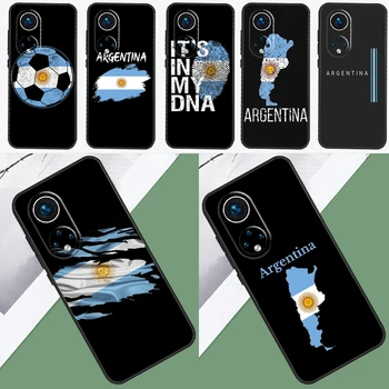 Arjantin Bayrağı Kılıfı İçin Onur 70 50X9X8 Kapak İçin Huawei P50 Pro P20 P30 P40 Lite Nova 5T P Akıllı 2019