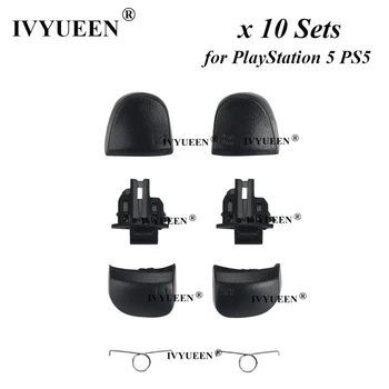 IVYUEEN 10 Takım DualSense PS5 Denetleyici R2 L2 R1 L1 Tetik Düğmesi Yaylar PlayStation 5 Gamepad Tamir Aksesuarları