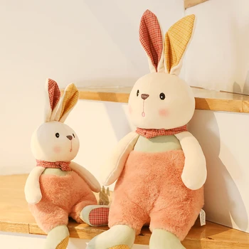 Kürklü Hayvan Tavşan Ayı Kazlar Peluş Dolması peluş oyuncak Çocuklar İçin Kız Rahat Yumuşak Huggable Atmak Yastık doğum günü hediyesi