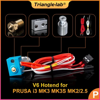 Trianglelab V6 Hotend ön montajlı ünitesi PRUSA i3 MK3 MK3S MK2 / 2.5 v6 soğutucu memesi 3D yazıcı